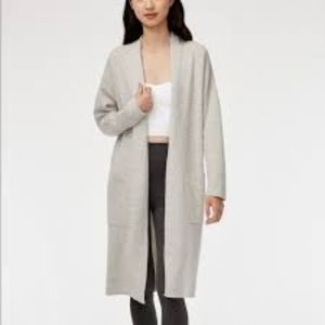 Aritzia Babaton Long Lance Sweater grey
